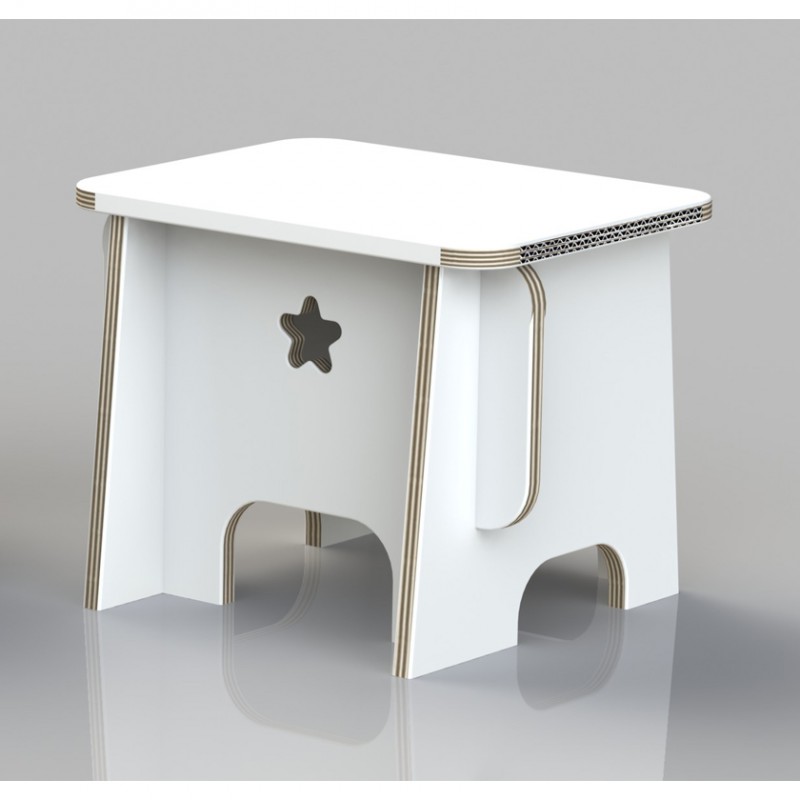 3463-Papphocker-weiss-Mini-Bench