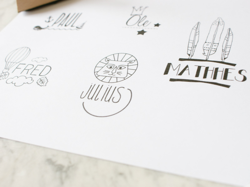 Stempel zur Osterklickerei