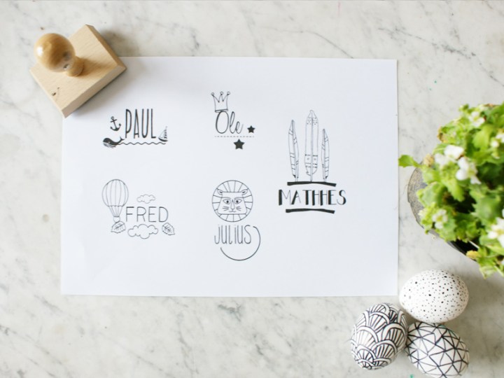 Stempel zur Osterklickerei